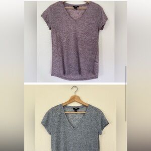 Paige Heathered VNeck Tees